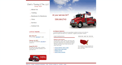 Desktop Screenshot of clarkstowingandtire.com